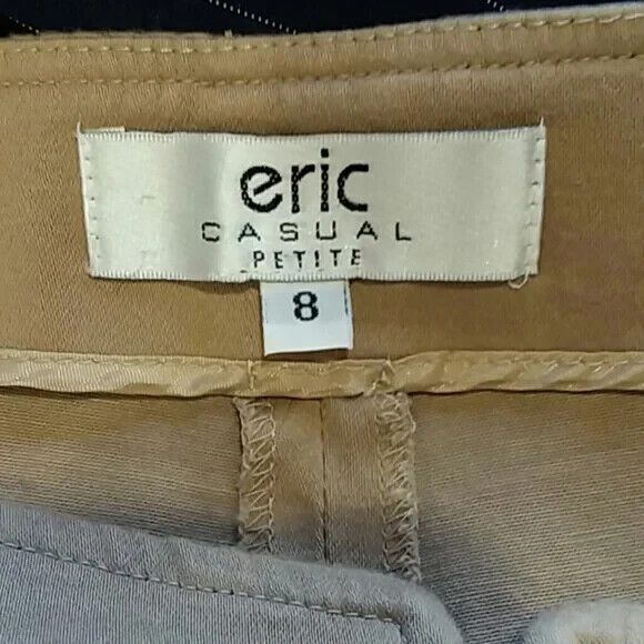 Eric Casual capri pants Size 8 (Petite) tan * - Picture 7 of 8